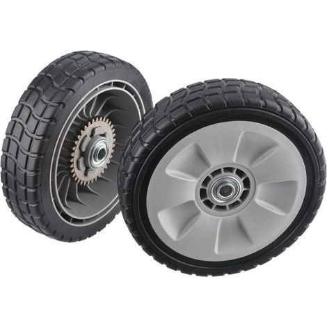 2 pièces Roue Arrière de Tondeuse à Gazon de 8 pouces avec Engrenage pour Honda 42710-VE2-M01ZE 42710-VE2-M02ZE HRR216K6 (1/5)
