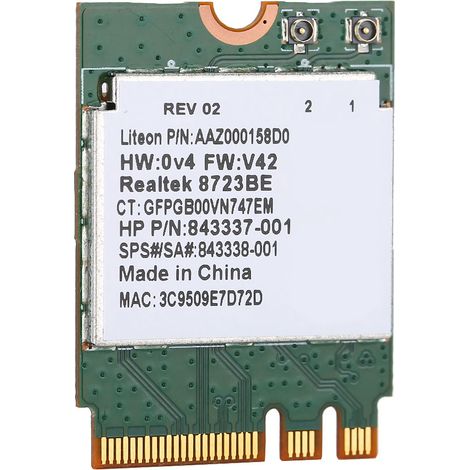 2-in-1 2,4-GHz-Bluetooth-WLAN-Karte für Dell/Toshiba/Acer/Asus mit NGFF-M.2-Steckplatz (1/5)