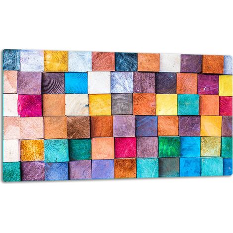 Tagliere della lastra di vetro 52x30 mosaico (1/5)