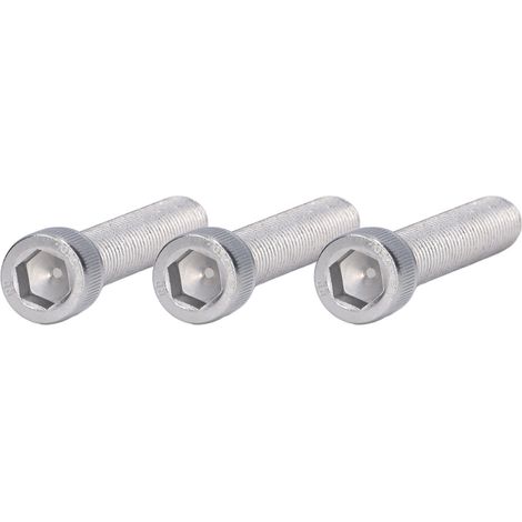 Vis M12x65 DIN 912 en inox A2-70, lot de 20 vis à tête cylindrique hexagonale creuse, filetage grossier 1,75, pas de 12 mm, résistantes à la corrosion. (1/5)