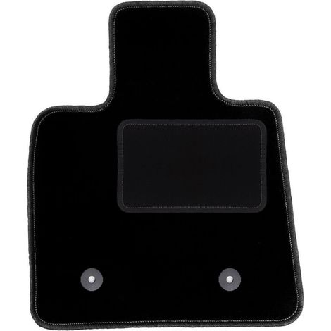 Alfombrilla de conductor negra para: Alfa Romeo Stelvio 2x4 (2WD) SUV (2016-)
