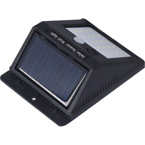 Lampe murale solaire extérieure à 20 LED avec détecteur de mouvement pour jardin, villa et maison. (1/5)