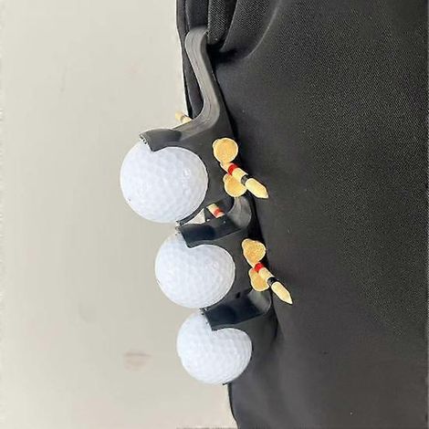 Porte-balles de golf, support de rangement pour 3 balles et ( ) (1/5)