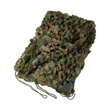 Ribiland – Filet de camouflage 2x3m en polyéthylène – 65 g/m² imputrescible et résistant aux UV – Pour dissimulation en extérieur (1/10)