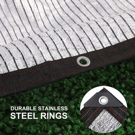 Filet d'ombrage en aluminium isolant pour pelouses, jardins et piscines (1/5)