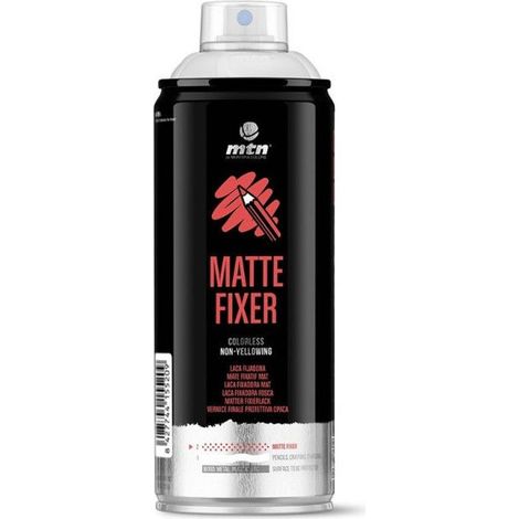 Bombe de peinture fixatif mat - incolore - 400ml - MTN Pro
