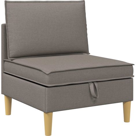 Sofa mit Stauraum Stoff vidaXL