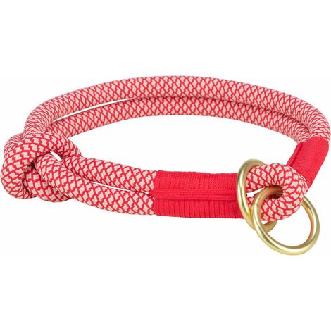Collari da addestramento per cani Trixie Soft Rope Rosso Crema XS/S 30 cm (1/2)