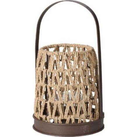 Lampara sobremesa portavelas 18 x 32 cm