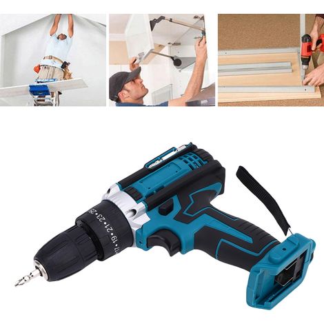 Perceuse-visseuse sans fil, diamètre de perçage 10 mm, alimentée par batterie 21 V, idéale pour l'entretien de la maison et le travail du bois. (1/5)
