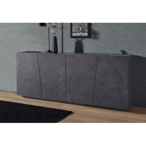 Credenza VEGA moderna 4 ante battente  ardesia (1/7)