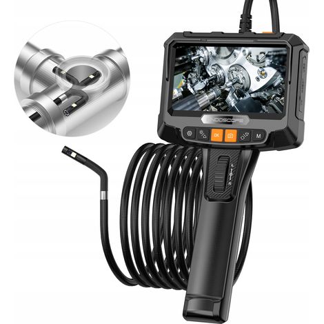 Cámara de inspección con endoscopio de cabezal móvil de 32 GB (1/5)
