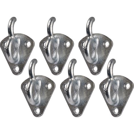 6x Ringhaken 3-loch 55mm für Ladungssicherung Befestigung PKW Anhänger Zubehör (1/5)