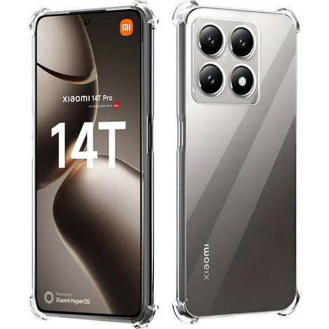 Funda para Xiaomi 14T Pro, resistente a caídas, transparente. (1/5)