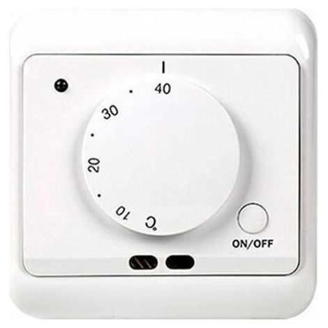 Thermostat de Chauffage au Sol, AC 230V 50/60HZ 16A Régulateur de température au Sol pour Chauffage au Sol avec Thermostat à capteur Commutateur de Commande de Chauffage et de Refroidissement (1/4)