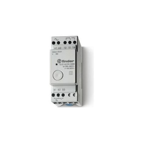 Telerruptor FINDER 230Vac 1Cto 16Amp Biestable-Monoestable  13018230. 0000