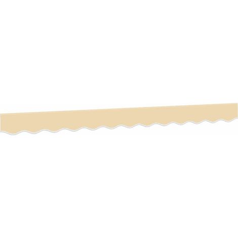 Maison Exclusive - Tessuto di Ricambio per Mantovana da Tenda Strisce Crema 350 cm (1/5)