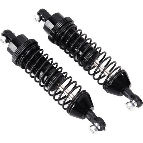 Lot de 2 amortisseurs de 92 mm pour voiture RC Redcat Blackout XTE XBE SC 1/10 (pièces de rechange noires) (1/5)