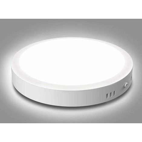 18W Plafonnier LED Rond Ultra Plate Lampes de Plafond, Blanc Froid Naturel 6500K, Ø21cm Luminaire Intérieur Parfait pour Chambre, Cuisine, Entreé, (1/5)