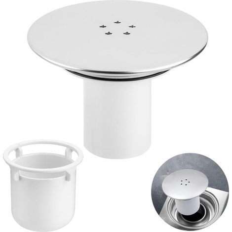 Shower drain cover, 115 mm shower drain, universal shower siphon, replacement shower drain cover, shower drain inlet cover (1/5)