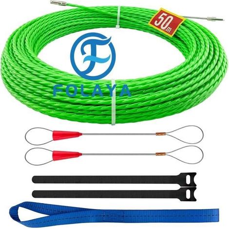 Aiguille Electricien - FOLAYA - 50m - 4,5mm Diamètre - Flexible - Acier Galvanisé (1/4)