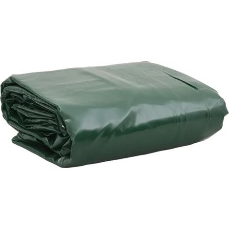 Bâche imperméable verte, 2 x 3 mètres, 650 g/m²