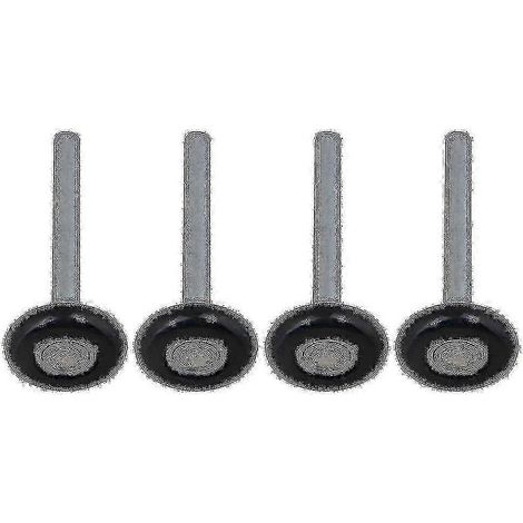 Roulette de porte de garage en nylon noir (5 mm) – Pièce de rechange pour un fonctionnement fluide (1/3)