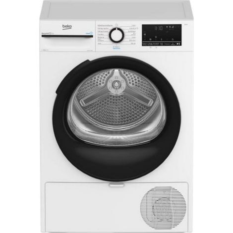 Beko – Sèche-linge pompe à chaleur 11kg – Capacité 11kg – Classe d'efficacité énergétique D – Efficacité de condensation B – Tambour inox Aquawave