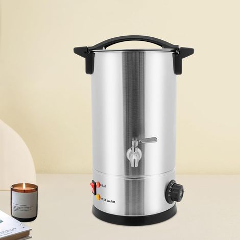 Fondoir Cire Bougie Machine Pot De Fusion Cire électrique Acier Inoxydable,Température Réglable Avec Poignée,Pour Cires De Soja, Paraffine, Cires D'abeille (10L) (1/5)