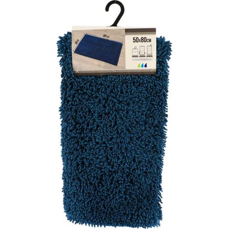 Mikrofaserteppich kleine raupe 50x80 cm - pfauenblau - Tendance