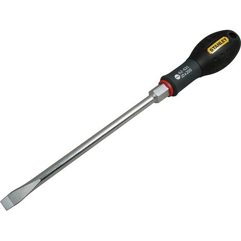 Stanley Tools Fatmax Bolster Screwdrivers Flared Tip 10 X 200Mm