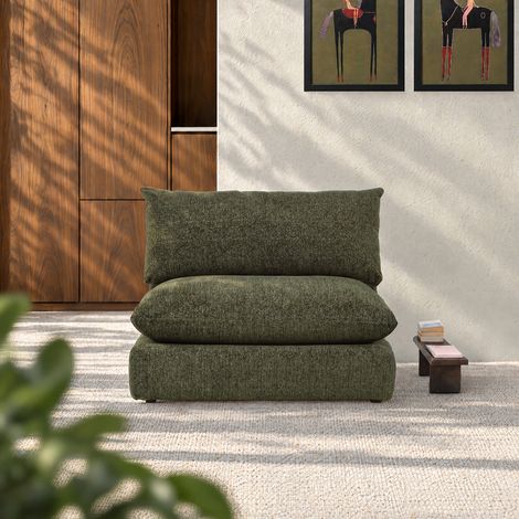 Chauffeuse modulable en chenille chiné (1/5)