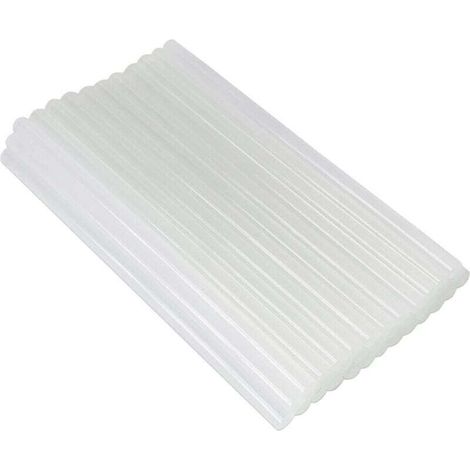 Bâtons de Colle Chaude 7x150mm Adhésif Transparent pour Pistolet à Colle Chaude 7mm - Paquet de 36 (1/4)