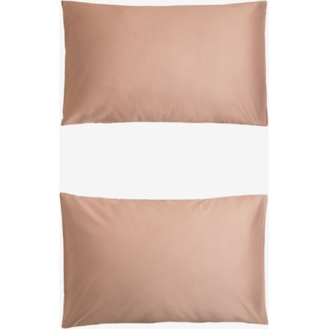 Set de 2 fundas de almohada en satén de 300 hilos Sampras SKLUM             