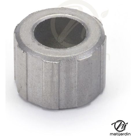 Bague d'adaptation pour poulies. Diamètre intérieur 12,7 mm. Diamètre extérieur 17,5 mm. Hauteur 12,7 mm (1/4)