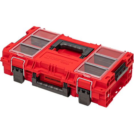 Toolbrothers RHINO XL Werkzeugkoffer ULTRA Comfort+ Höhe M 13,5 l IP66 mit herausnehmbaren Trennwänden + Boxen