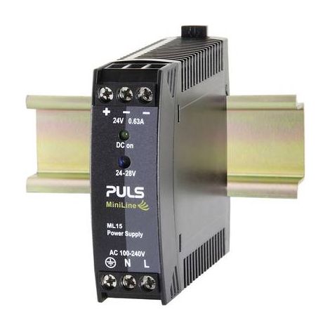 Alimentation rail DIN PULS MiniLine ML15.241 28 V/DC 0.63 A 15 W 1 x (1/3)
