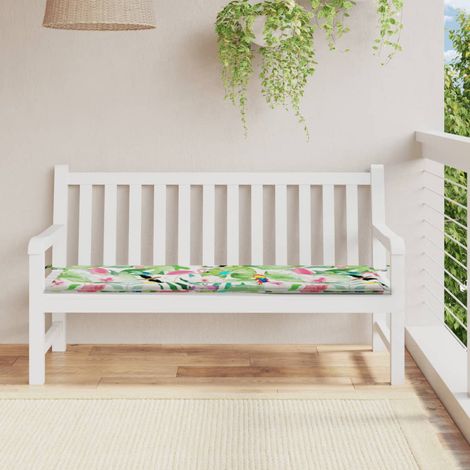 Bonnevie,Coussin de siège confortable de banc de jardin multicolore 150x50x3 cm tissu oxford -FV29009 (1/5)