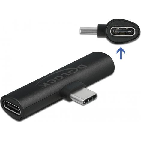 Adaptador USB Type-Câ¢ Macho a 2 USB-C (PD 60W y datos) negro