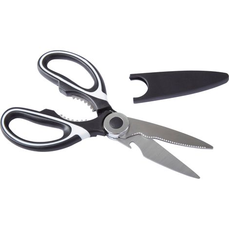 Premier Housewares Scissors Stationery Black And White Cardboard Scissors Lightweight Kitchen Scissors For Daily Use Fruit And Vegetable Scissors 21 x 9 x 2 (1/5)