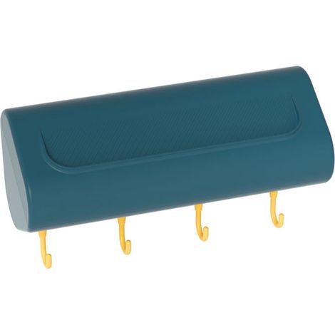 Support Pour Essuie-Tout - Boîte Murale Sans Perçage Pour Rouleaux De Papier Et Film Plastique - 26 X 14 X 10 Cm - Vert - 1 Pièce (1/5)