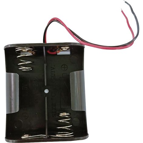 Porte-pile 2 x RS PRO C, raccordement Fils ( Prix pour 1 ) (1/2)
