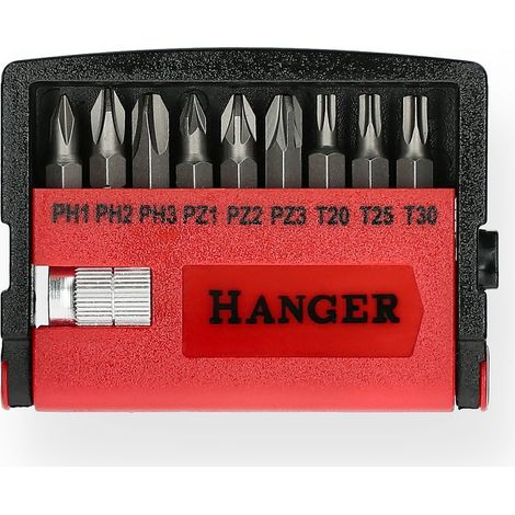 Hanger Estuche de puntas de atornillar compacto y práctico