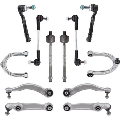 KIT BRACCIO OSCILLANTE 12 PEZZI COMPATIBILE CON BMW 7 (G11,G12)730D,LD 09.2015-06.2020 / Kit Sospensione Completo OE/OEM / Bracci Oscillanti + Testine Sterzo / Sostituzione Diretta OEM