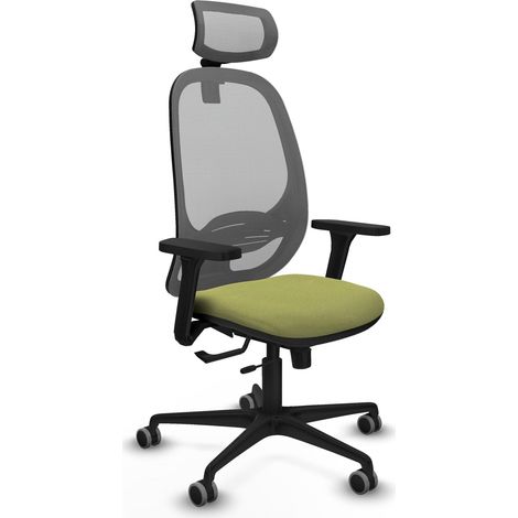 Chaise de bureau piqueras y crespo Cilanco noir mousse épaisse (1/2)