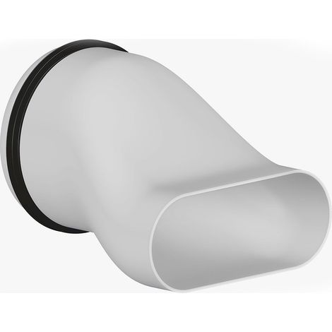 Fränkische Adaptateur profi-air Canal oval 163x68 mm - DN 125 sur rond, 78316425