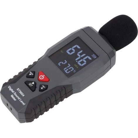 Medidor de nivel de sonido SMART SENSOR, registrador de nivel de ruido, medidor de nivel de sonido de audio digital, rango de medición 30-130 dB (1/5)