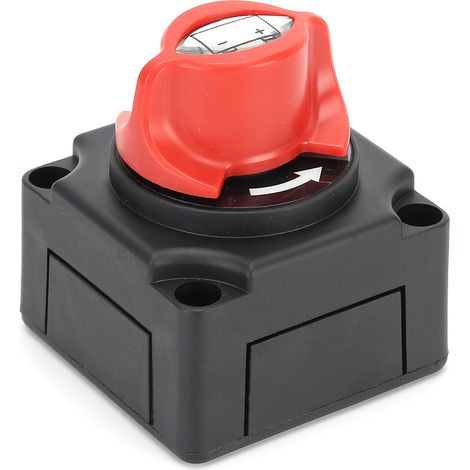 Interrupteur coupure batterie 12V 300A à bouton rotatif ON/OFF, haute intensité pour voiture, camping-car, bateau et yacht (1/5)