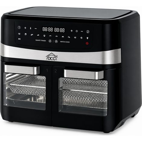 Friggitrice Forno ad Aria 12 Litri con Doppia Porta, 12 Programmi e 6 Accessori - FR3612D