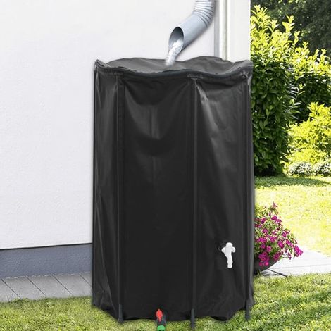 Serbatoio d'acqua pieghevole con rubinetto, 1000 L, in PVC (1/5)